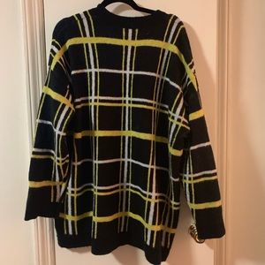 asos grid patterned jumper